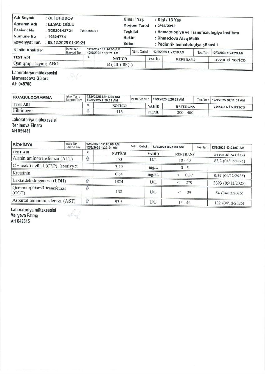 Qriplə başlayıb, leykozla bitdi: Bahalı müalicəyə ehtiyacı olan Əli Əhədovun hekayəsi (FOTO/VİDEO)